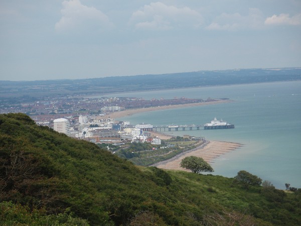 Eastbourne z Beachy Head