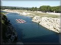 Pohled z Pont du Gard