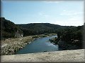 Pohled z Pont du Gard