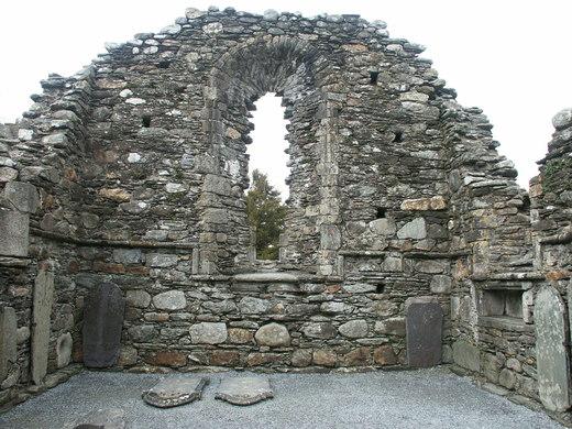 90 Glendalough - zbytek katedrály